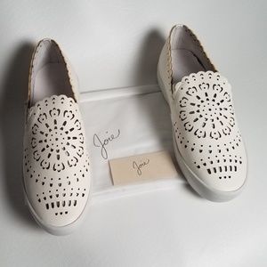 Joie Cream Slip-on Loafers
